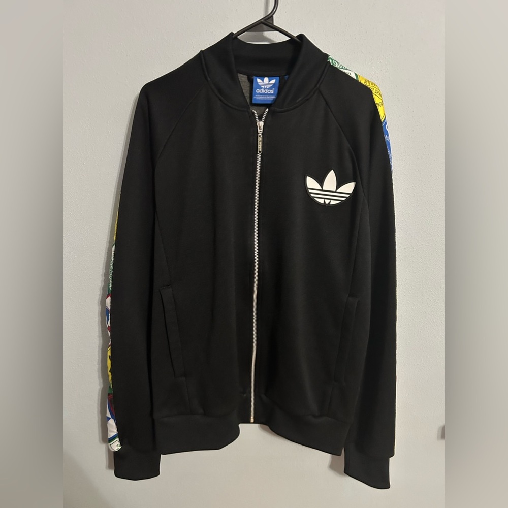 Adidas Original Tape Label Track Top Size L